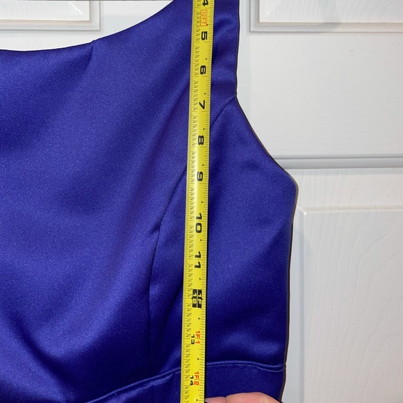 NWT Purple beautiful VINTAGE evening gown prom - Picture 8 of 12